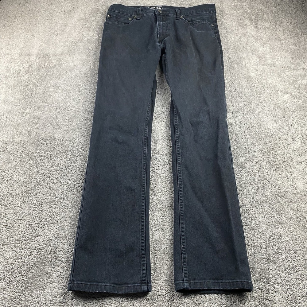 Levis Signature Skinny Jeans Womens 18M‎ Black Mid Rise